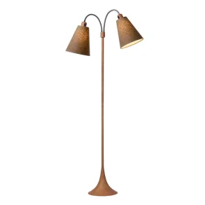 Fodg�nger Gulvlampe - Tr�look - Kakaobrun/Kakaobrun - Nielsen Light