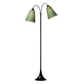 Fodgnger Gulvlampe - Sort/Grsgrn - Nielsen Light