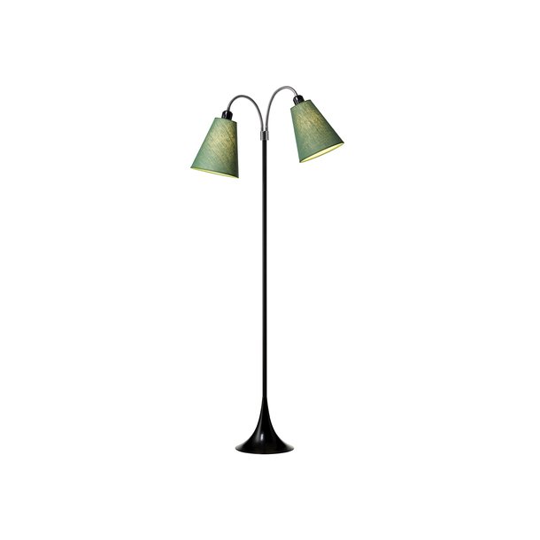 Fodgnger Gulvlampe - Sort/Grsgrn - Nielsen Light
