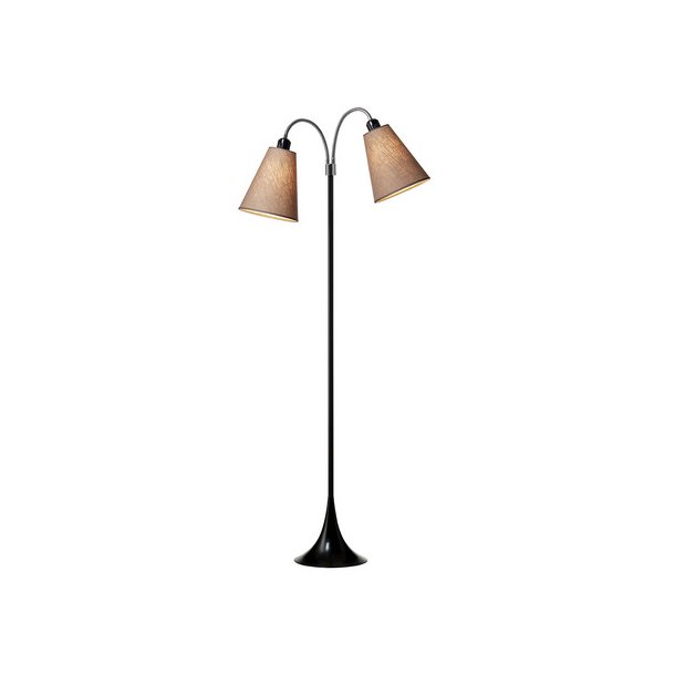 Fodgnger Gulvlampe - Sort/Nougat - Nielsen Light