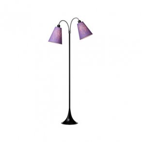 Fodgnger Gulvlampe - Sort/Lilla - Nielsen Light