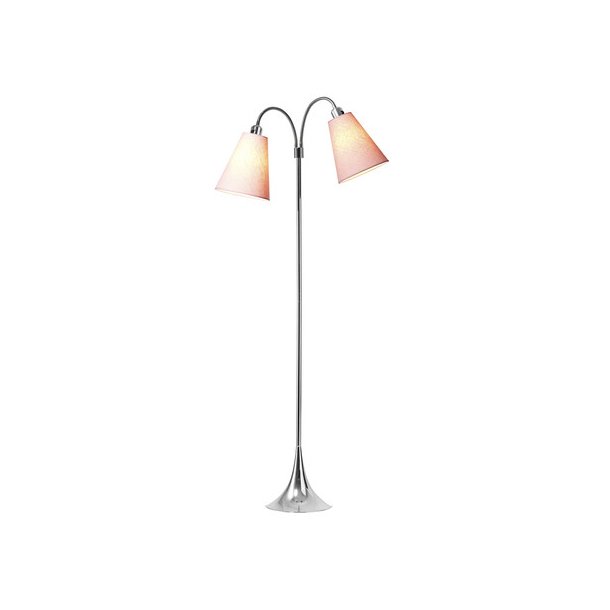 Fodgnger Gulvlampe - Krom/Pink - Nielsen Light