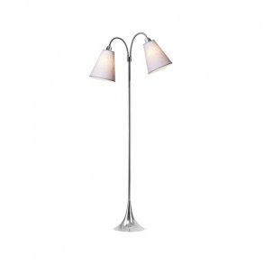 Fodgnger Gulvlampe - Krom/Lavendel - Nielsen Light