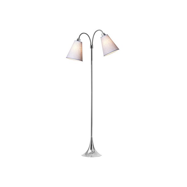 Fodgnger Gulvlampe - Krom/Lavendel - Nielsen Light