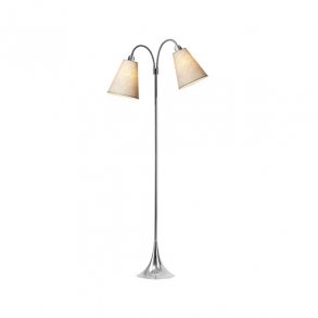 Fodgnger Gulvlampe - Krom/Sand- Nielsen Light