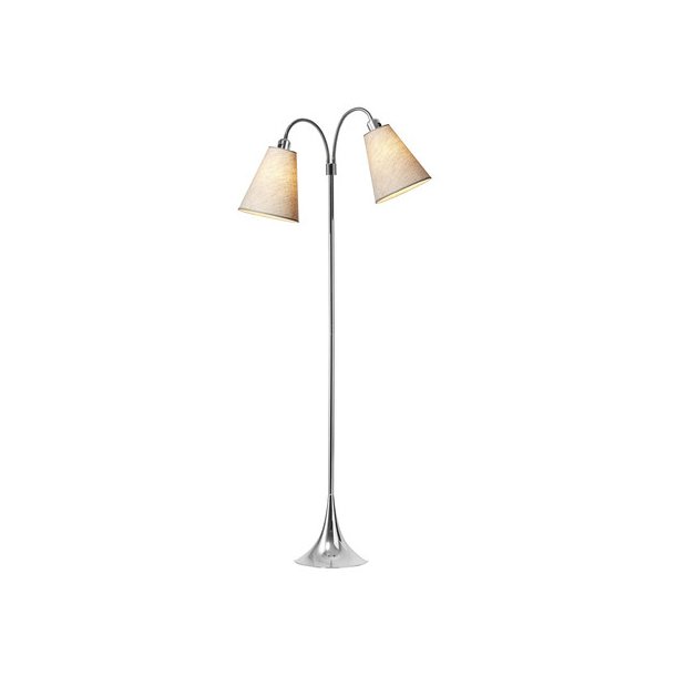 Fodgnger Gulvlampe - Krom/Sand- Nielsen Light