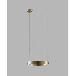 Edge Round 400 LED Pendel - Switch Tune - Messing - Light-Point