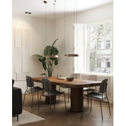 Edge Round 400 LED Pendel - Switch Tune - Carbon Black - Light-Point