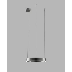 Edge Round 400 LED Pendel - Switch Tune - Titanium - Light-Point