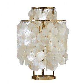 Fun 2TM Bordlampe Messing/Perlemor - Verpan