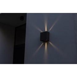 Gemini Beam Vglampe - Mat Sort - Lutec