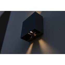 Gemini Beam Vglampe - Mat Sort - Lutec