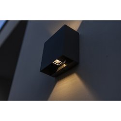 Gemini Beam Vglampe - Mat Sort - Lutec