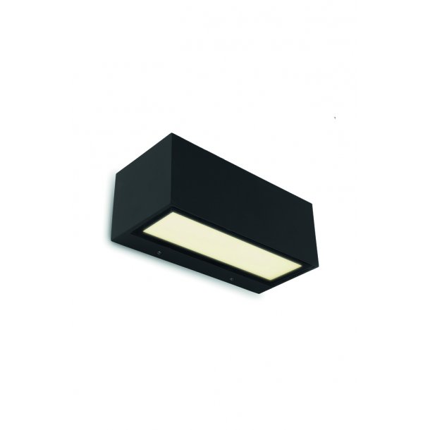 Gemini LED 20W - Vglampe - Sort - Lutec