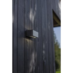 Gemini LED 10W - Vglampe - Rustfristl - Lutec