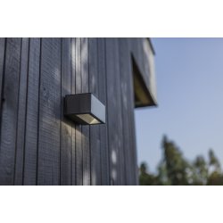 Gemini LED 10W - Vglampe - Rustfristl - Lutec