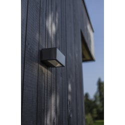 Gemini LED 10W - Vglampe - Rustfristl - Lutec