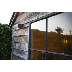 Gemini LED 10W - V�glampe - 4000K - M�rkegr� - Lutec