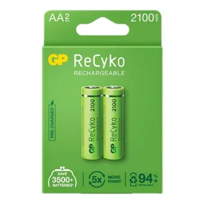 Batterier - Genopladelige - AA/R6 - 2100mAh - 4pak