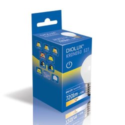 LED krone pre - Opal - Diolux - 4W - 470LM - 4000K