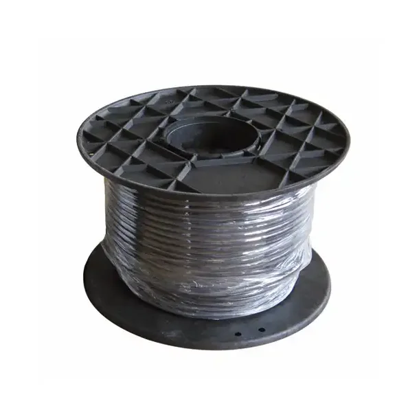 Stofledning -  meter - U/Jord - Sort - GN