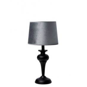 Silke Bordlampe Lille - Gr Velour Skrm - Nielsen Light 