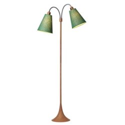Fodg�nger Gulvlampe - Tr�look/Gr�sgr�n - Nielsen Light
