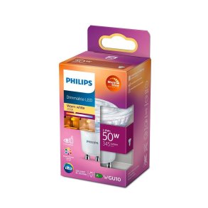 LED Pre - 3,8W (50W) - Gu10 - Warmglow - Dmpbar - Philips 