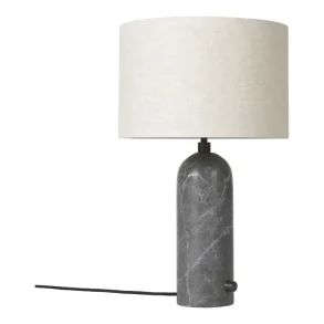 Gravity - Bordlampe - Small - Gr Marmor / Kanvas - GUBI