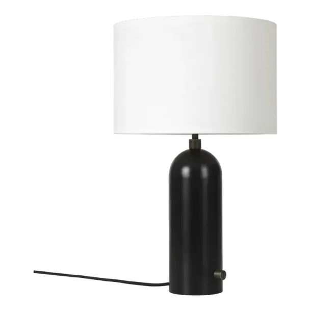 Gravity - Bordlampe - Small - Sort Stl / Hvid - GUBI