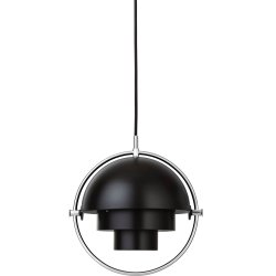 Multi-Lite Pendel - Krom/Sort - Small - GUBI