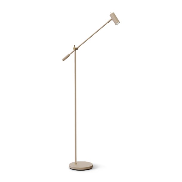 Cato LED Gulvlampe med Lysdmper - Nougat - Belid