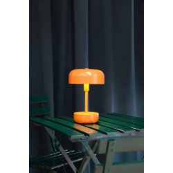 Haipot LED - Genopladelig - Bordlampe - Orange - IP44 - Dyberg Larsen