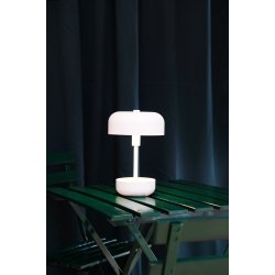 Haipot LED - Genopladelig - Bordlampe - Hvid - IP44 - Dyberg Larsen