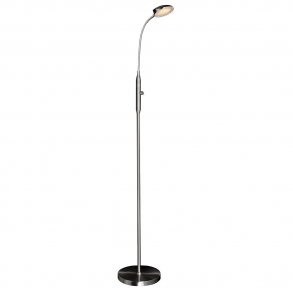 Vegas Gulvlampe 1 arm - Brstet stl - Halo Design