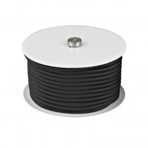 Stofledning Sort 25 Meter