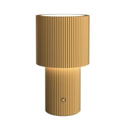 Batteri Bordlampe - Iluma - Genopladelig - Gul - Herstal