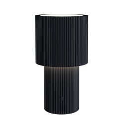 Batteri Bordlampe - Iluma - Genopladelig - Sort - Herstal