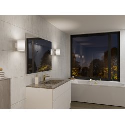 Evoke v�glampe - Hvid - IP44 - Herstal