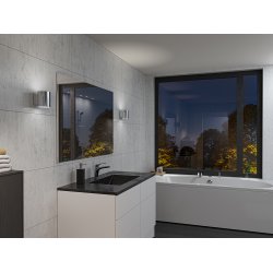 Evoke v�glampe - Krom - IP44 - Herstal