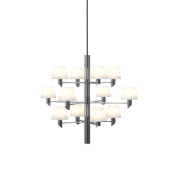  Gil - Lysekrone - Krom/Glas - Herstal