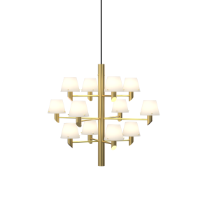 Gil - Lysekrone - Messing/Glas - Herstal