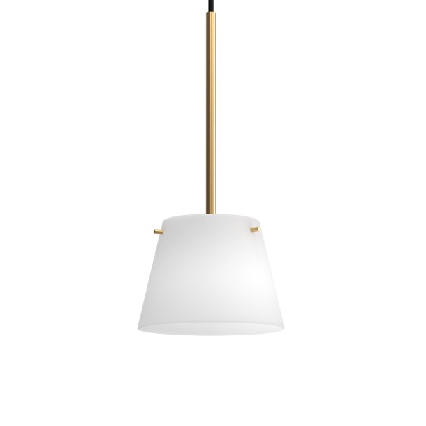 Gil - Pendel - Messing/Glas - Herstal