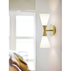 Harlekin Duo vglampe - Messing - Herstal