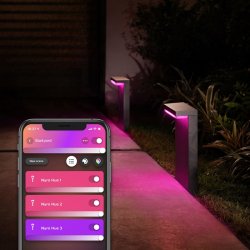 Nyro Bedlampe - Sort - Philips Hue