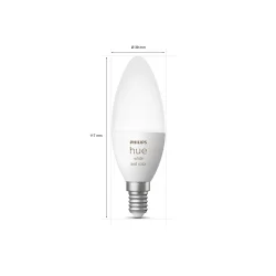 Philips Hue White And Color Ambiance - E14 - 470lm - 2-pak