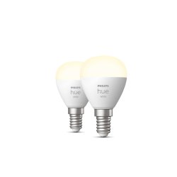 Philips Hue White - E14 - 470lm - Krone Pre - 2-pak