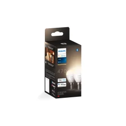 Philips Hue White - E14 - 470lm - Krone Pre - 2-pak