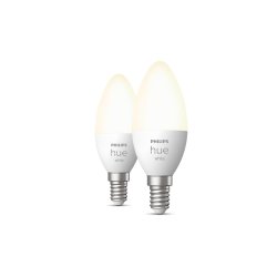 Philips Hue White - 470lm - E14 Kerte pre - 2-pak