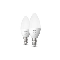 Philips Hue White - 470lm - E14 Kerte pre - 2-pak